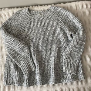 Two tone grey knit GAP sweater